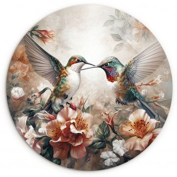 Quadri rotondi - La danza dei colibrì